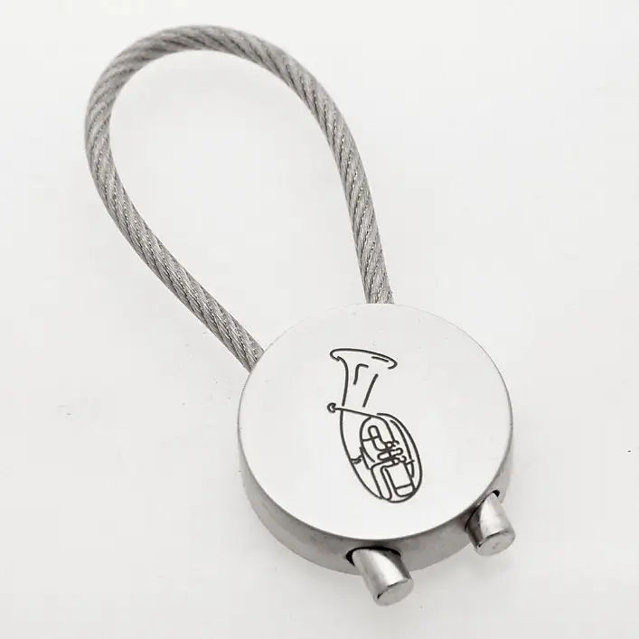 Art of Music-Tenorhorn-Schlüsselanhänger rund Top-Preis