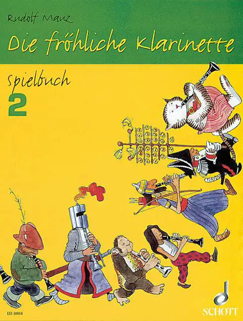 Neuheit Die fröhliche Klarinette Spielbuch 2 (Rudolf Mauz)