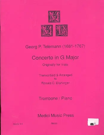 Concerto g major for viola and orchestra Markenprodukt