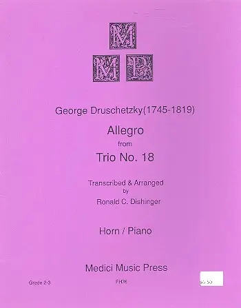 Allegro from Trio no.18 Online Kaufen