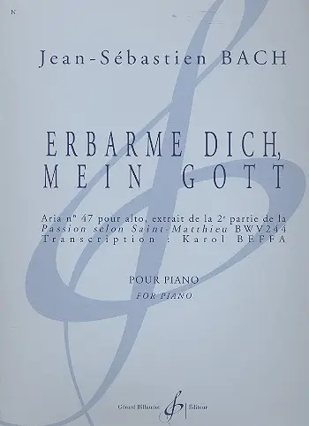 Jetzt Bestellen Erbarme dich, mein Gott BWV244