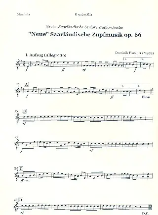 Sonderangebot Neue saarländische Zupfmusik op.66