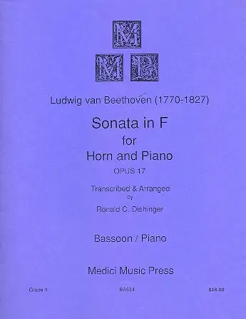 Schnäppchen Sonate op.17 for horn and piano