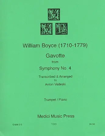 Gavotte from Symphony no.4 Neue Kollektion