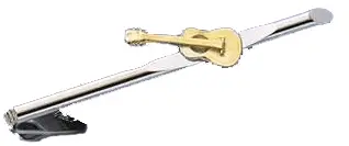 Aktuell Art of Music-Krawattenhalter, Gitarre Konzert