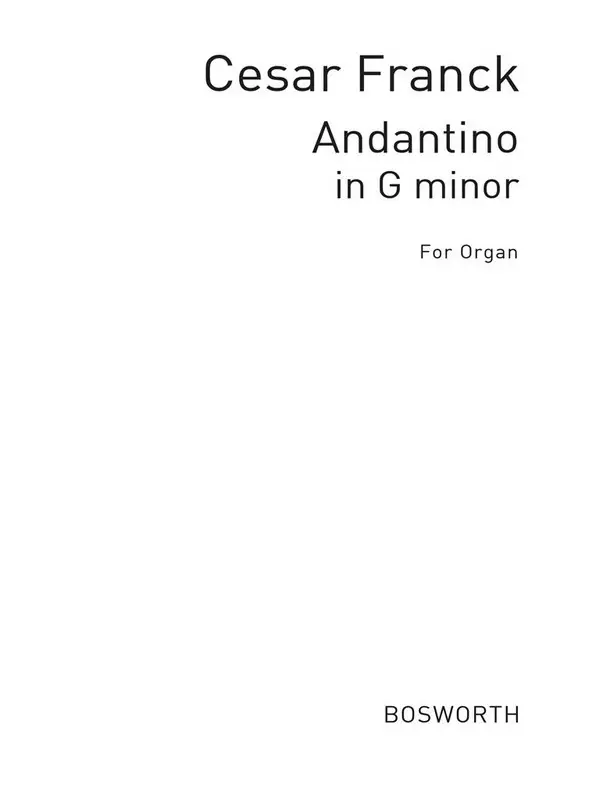 Andantino g minor Markenprodukt