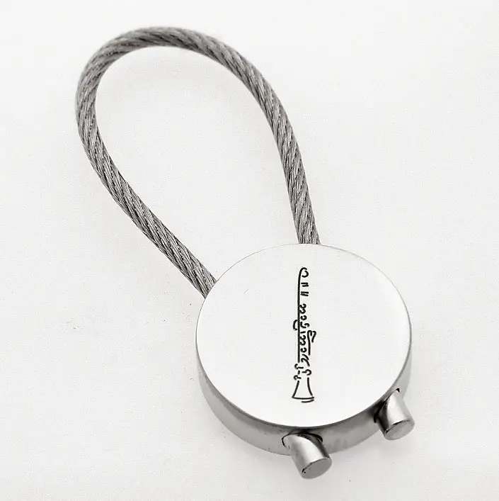 Expressversand Art of Music-Klarinette-Schlüsselanhänger rund