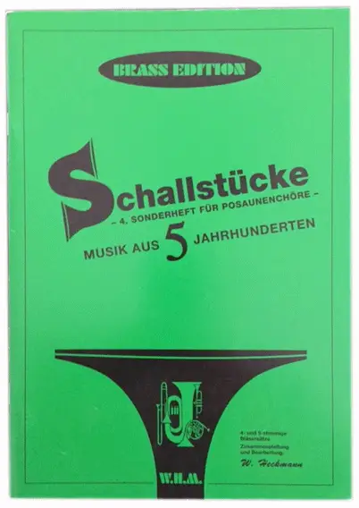 Billig Schallstücke Band 4 - Posaunenchornoten