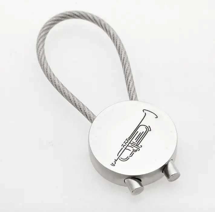 Art of Music-Trompete-Schlüsselanhänger rund Direkt Vom Hersteller