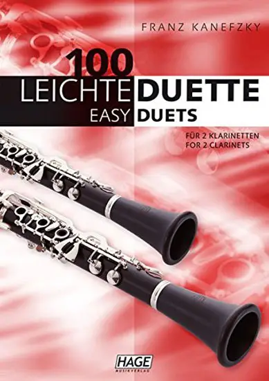 100 leichte Duette für 2 Klarinetten Solange Der Vorrat Reicht