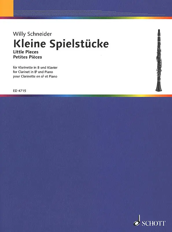 Markenprodukt Schneider: Kleine Spielstücke Klarinette