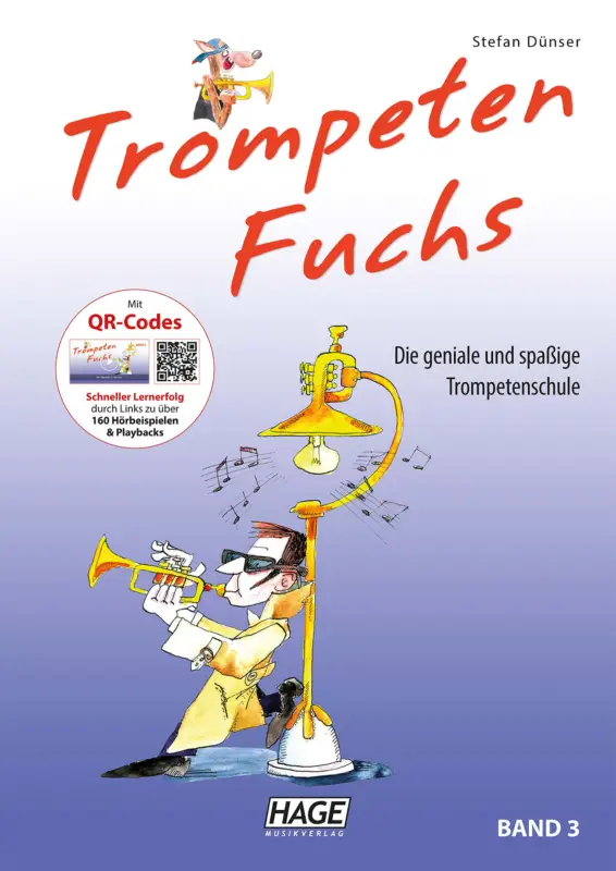 Gratis Versand Trompeten Fuchs, Band 3 - Trompetenschule mit QR-Codes